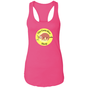 Sleepy Sloth Ladies Racerback Tank
