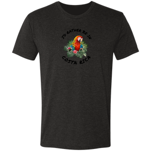 I'd Rather Be in Costa Rica Macaw T-Shirt