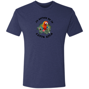 I'd Rather Be in Costa Rica Macaw T-Shirt