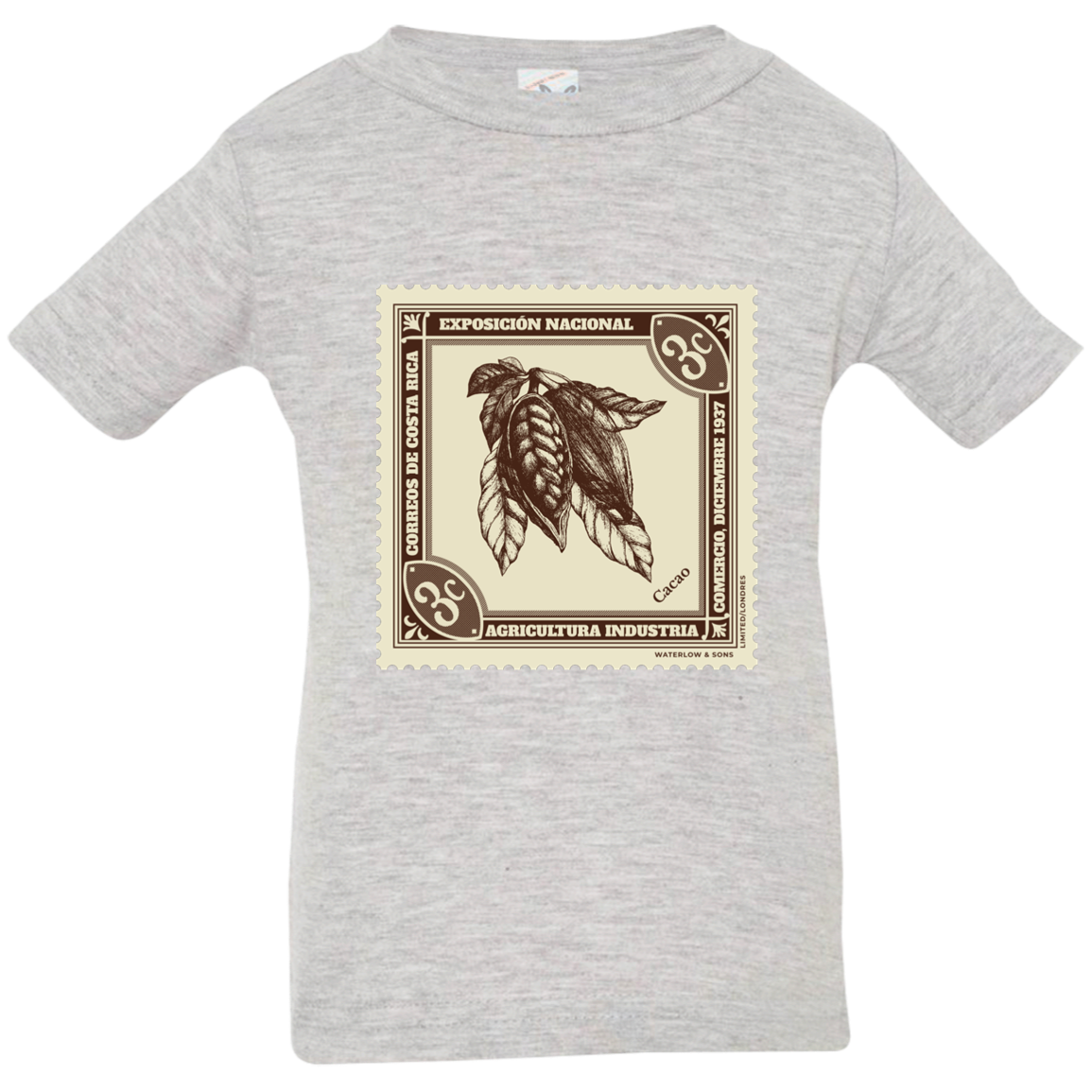 Vintage Costa Rica Stamp Baby T-Shirt
