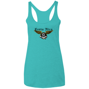Aviator Sloth Ladies Racerback Tank