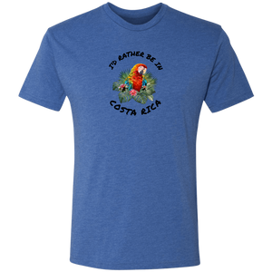 I'd Rather Be in Costa Rica Macaw T-Shirt