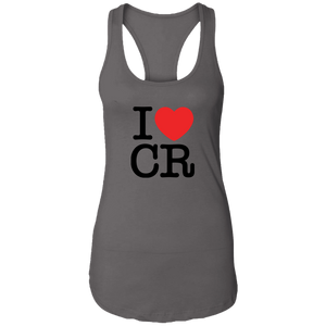 I Love Costa Rica Ladies Racerback Tank