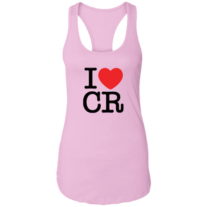I Love Costa Rica Ladies Racerback Tank