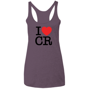 I Love Costa Rica Ladies Racerback Tank