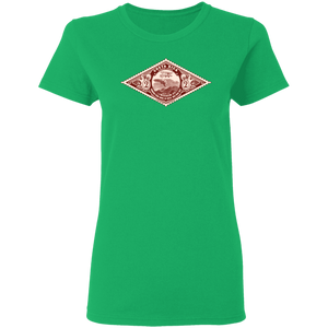 Vintage  Stamp Ladies' T-Shirt