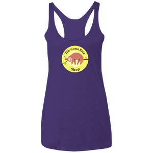 Sleepy Sloth Ladies Racerback Tank