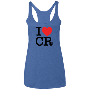 I Love Costa Rica Ladies Racerback Tank