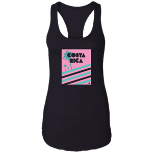 Miami Vice/ 80's (Pink) Ladies Racerback Tank