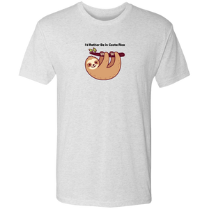 I'd Rather Be in Costa Rica Sloth T-Shirt