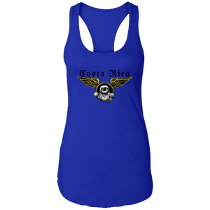 Aviator Sloth Ladies Racerback Tank