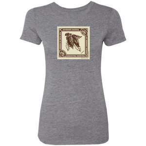 Vintage Costa Rica Stamp Ladies' T-Shirt