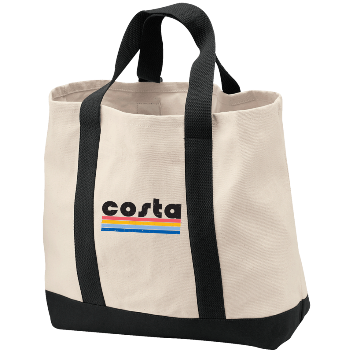 B400 2-Tone Shopping Tote