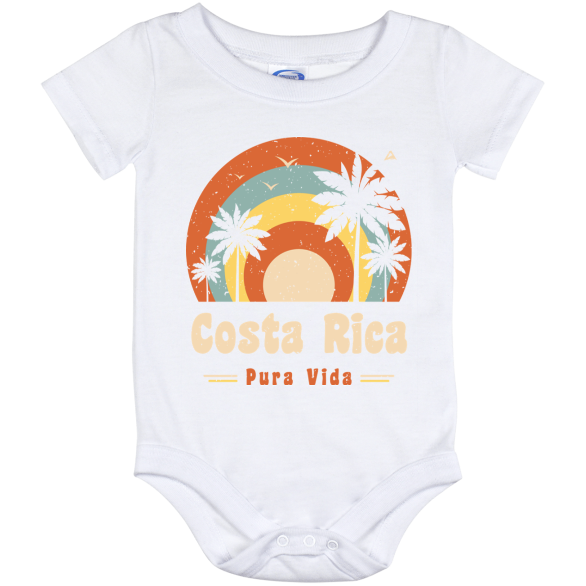 70's Costa Rica Baby Onesie 12 Month