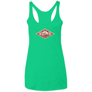 Vintage  Stamp Ladies Racerback Tank