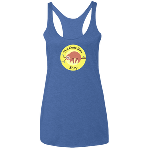Sleepy Sloth Ladies Racerback Tank