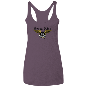 Aviator Sloth Ladies Racerback Tank