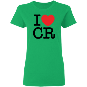 I Love Costa Rica Ladies' T-Shirt