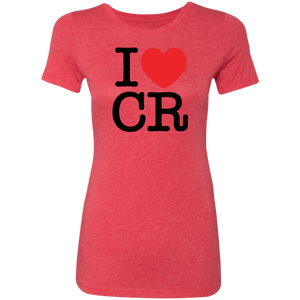 I Love Costa Rica Ladies' T-Shirt