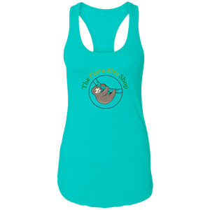 Clinging Sloth Ladies Racerback Tank