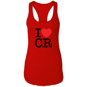 I Love Costa Rica Ladies Racerback Tank