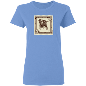 Vintage Costa Rica Stamp Ladies' T-Shirt