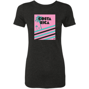 Miami Vice/ 80's (Pink) Ladies' T-Shirt