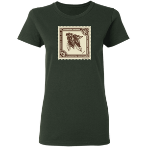Vintage Costa Rica Stamp Ladies' T-Shirt