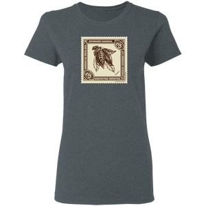 Vintage Costa Rica Stamp Ladies' T-Shirt