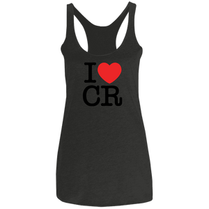 I Love Costa Rica Ladies Racerback Tank