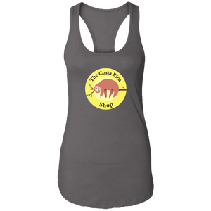Sleepy Sloth Ladies Racerback Tank