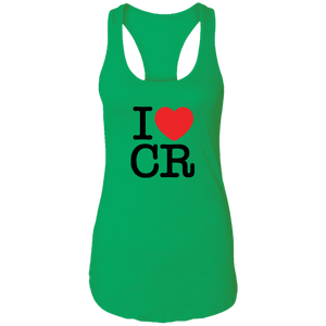 I Love Costa Rica Ladies Racerback Tank