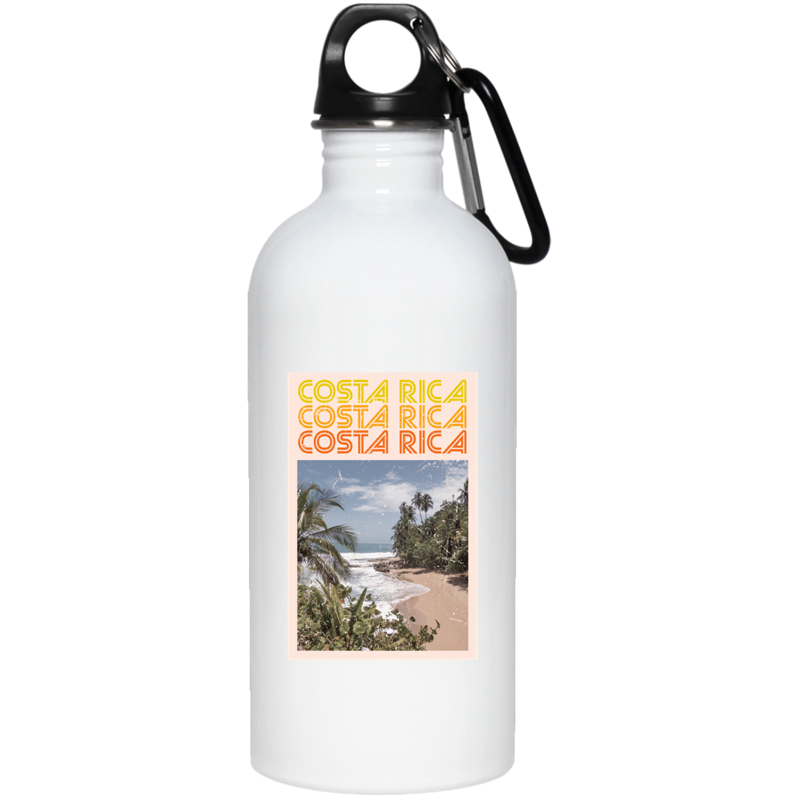 60's Stainless Steel Water Bottle