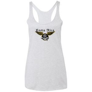 Aviator Sloth Ladies Racerback Tank