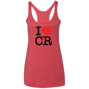 I Love Costa Rica Ladies Racerback Tank