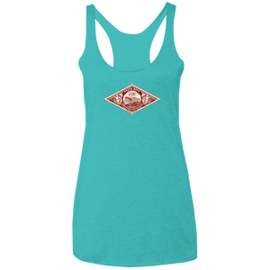 Vintage  Stamp Ladies Racerback Tank