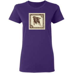 Vintage Costa Rica Stamp Ladies' T-Shirt