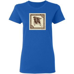 Vintage Costa Rica Stamp Ladies' T-Shirt