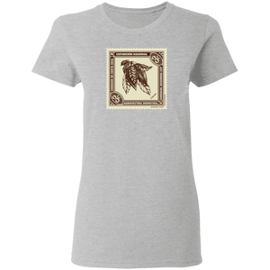 Vintage Costa Rica Stamp Ladies' T-Shirt