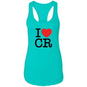 I Love Costa Rica Ladies Racerback Tank
