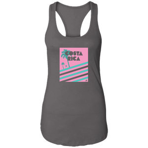 Miami Vice/ 80's (Pink) Ladies Racerback Tank