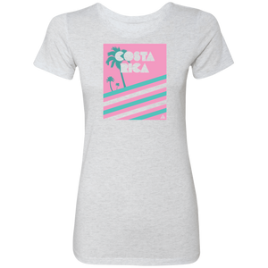 Miami Vice/ 80's (Pink) Ladies' T-Shirt