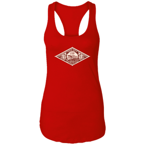 Vintage  Stamp Ladies Racerback Tank