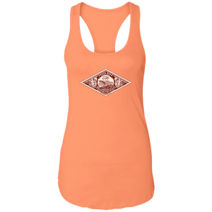 Vintage  Stamp Ladies Racerback Tank