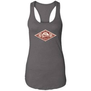 Vintage  Stamp Ladies Racerback Tank