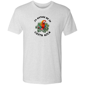 I'd Rather Be in Costa Rica Macaw T-Shirt