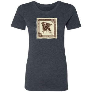 Vintage Costa Rica Stamp Ladies' T-Shirt