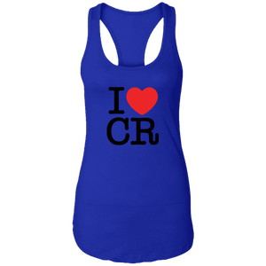 I Love Costa Rica Ladies Racerback Tank