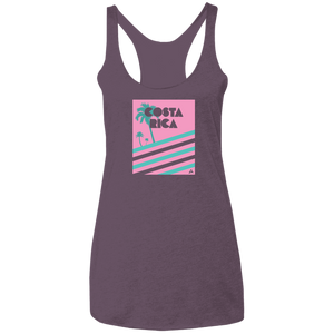 Miami Vice/ 80's (Pink) Ladies Racerback Tank