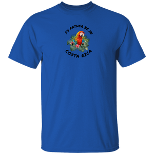 I'd Rather Be in Costa Rica Macaw Youth T-Shirt
